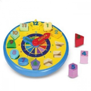 Ceas cu forme de asortat Melissa & Doug,