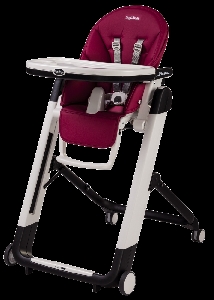 Scaun de masa 2 in 1 Siesta Peg Perego, Berry