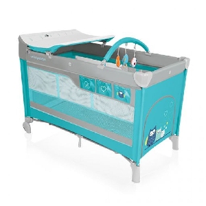 Patut pliabil Dream 120 x 60 cm Baby Design, Turquoise