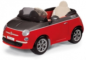 Masinuta 6 V Fiat 500 Peg Perego, Red / Grey