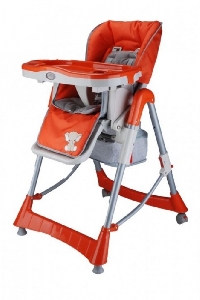 Scaun de masa Tower Maxi BabyGo, Orange