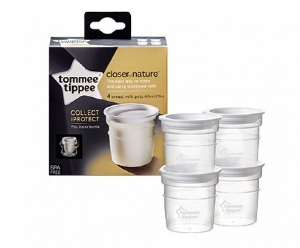 Recipiente De Stocare Lapte Matern x 4 buc Tommee Tippee,