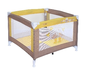 Tarc de joaca Play Lorelli, Beige & Yellow Daisy Bears