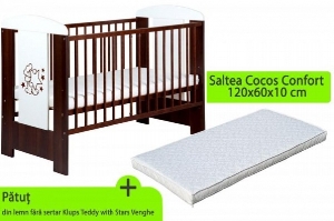 Patut Teddy With Stars Klups si Saltea 10 MyKids, Wenge