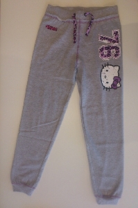 Pantaloni gri Hello Kitty, 11-12 ani