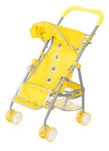 Jucarie Carucior sport pentru papusi 8816 Bertoni, Yellow