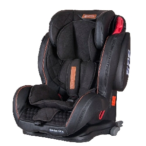 Scaun auto 9-36 kg Sportivo Only cu IsoFix Coletto, Black