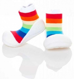 Pantofi copii Rainbow White Attipas, 3XL (151-160 mm)- 26