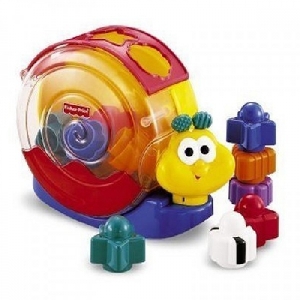 Melc cu sunete si cuburi Fisher Price,