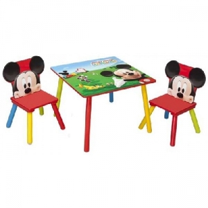 Set masuta si 2 scaunele Disney Delta Children, Mickey Mouse