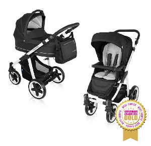 Carucior multifunctional 2 in 1 Lupo Comfort Baby Design, Black