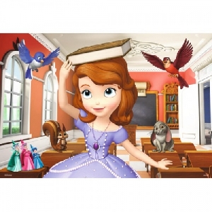 Puzzle Printesa Sofia 2 x 12 Piese Ravensburger,