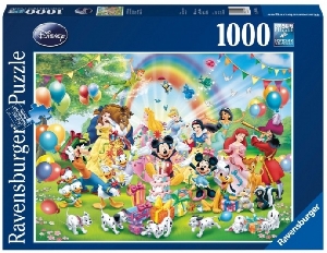 Puzzle Ziua de nastere a lui Mickey 1000 Piese Ravensburger,