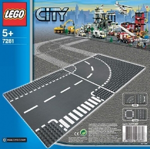 Curba si intersectie 7281 LEGO City,