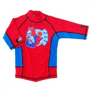 Tricou de baie Spiderman cu protectie UV Swimpy, 98 - 104