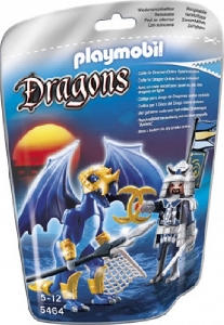 Dragonul Ghetii cu luptator Playmobil Dragons,