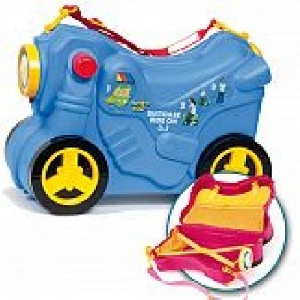 Valiza Ride-on Masinuta Deluxe 3 in 1 Molto, Albastru