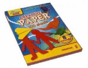 Caiet A4 cu 100 foi pentru origami Grafix,