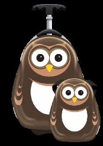 Set Valiza tip trolley si ghiozdan Cutie and Pals, Pipi the Owl