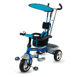 Tricicleta multifunctionala Scooter Plus 117 DHS, Albastru