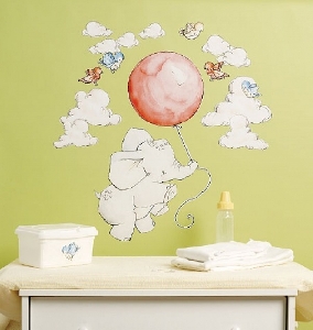 Sticker Decorativ pentru copii si bebelusi Flying High Wallies,