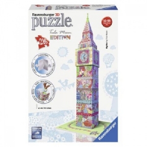 Puzzle 3D Big Ben Colorat 216 piese Ravensburger,