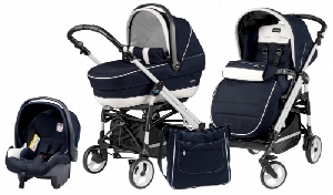 Carucior 3 in 1 Easy Drive Completo Peg Perego, Luna