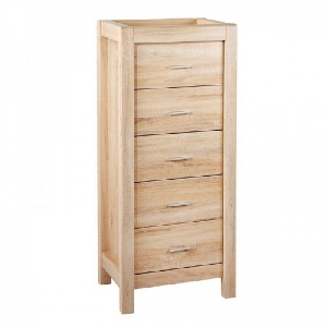 Corp cu 5 sertare Milan Tutti Bambini, Reclaimed Oak