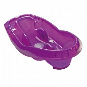 Cadita ergonomica cu hamac si suport de baie Lagoon Thermobaby, Purple