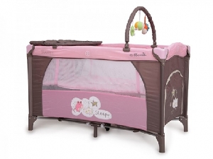 Patut Pliant Bebe 120 x 60 cm Sleepy Moni, Roz