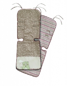 Husa bumbac universala Aerosleep Jane, S18 (Bej cu Ursulet)