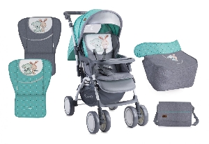 Carucior landou Combi Bertoni, Green & Grey Friends