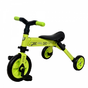 Tricicleta copii 2 in 1 B-Trike DHS, Verde