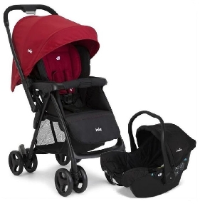 Carucior 2 in 1 cu maner reversibil Mirus Joie, Cherry