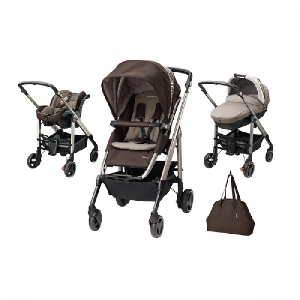 Carucior Trio Loola Excel Bebe Confort, Earth Brown