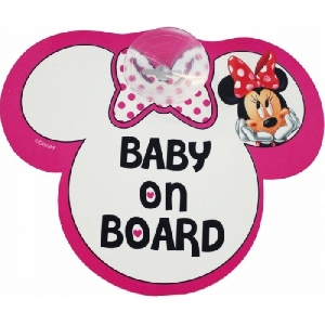 Semn de avertizare Baby on Board Disney Eurasia, Minnie