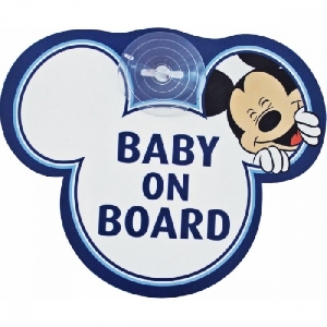 Semn de avertizare Baby on Board Disney Eurasia, Mickey