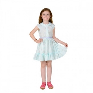 Rochita pastel brodata fetite Elfbebe, 4 ani (104 cm)