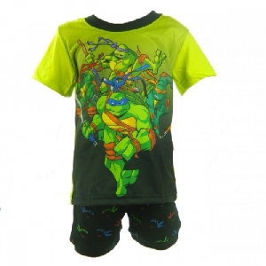 Set tricou si pantaloni scurti Ninja Turtles Bucuria Copiilor, 5 ani