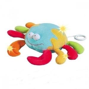 Jucarie muzicala Crab Brevi Soft Toys,