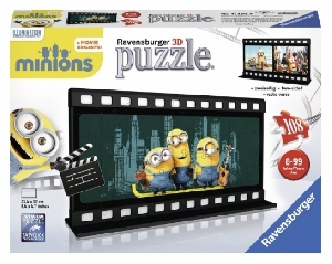 Puzzle 3D Minions Diafilm 108 piese Ravensburger,