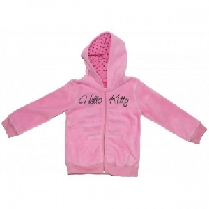 Bluza polar Hello Kitty roz deschis Disney, 5 ani (110 cm)