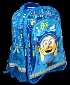 Ghiozdan scoala Minions Blue Bob 38 x 29 x 11 cm Disney,