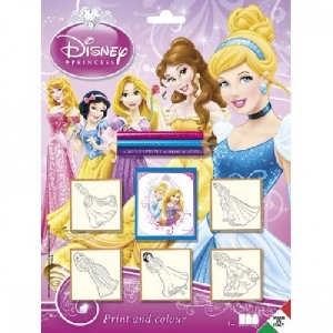 Set 5 stampile Disney Multiprint, Printesele Disney