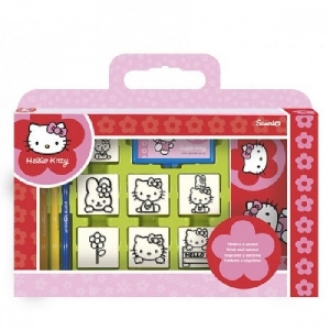 Trusa 7 stampile Disney Multiprint, Hello Kitty