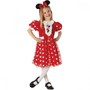 Costum de carnaval Rochita Minnie Rubies, S (3-4 ani/max 104cm)