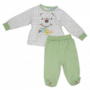 Compleu bebe Winnie the Pooh verde Disney, 2 ani (92 cm)