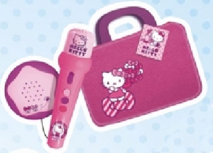 Geanta cu microfon si amplificator Hello Kitty Reig Musicales,