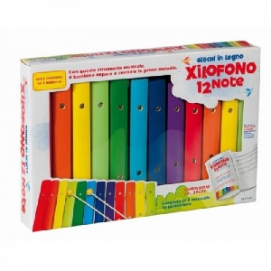 Jucarie lemn xilofon 12 note Giochi di Legno,