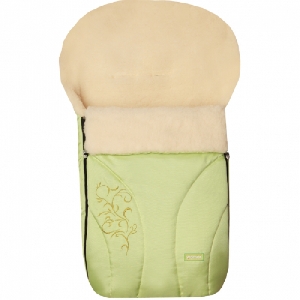 Sac de iarna Snowflake N25 din lana oaie Womar, Verde